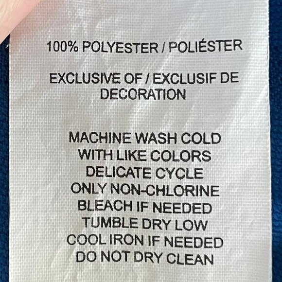 Grand Slam Air Flow Athletic SS 3 Button Poly Polo Golf Shirt Blue Sz S NWOT - Picture 9 of 10